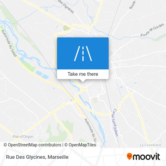 Rue Des Glycines map