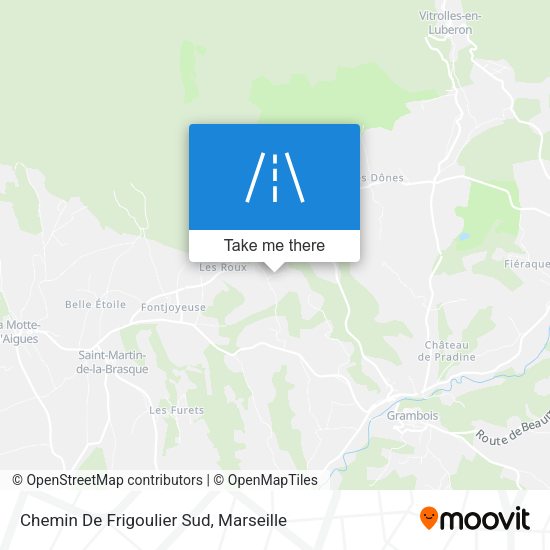 Chemin De Frigoulier Sud map