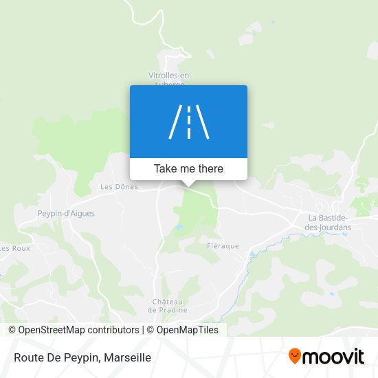Route De Peypin map
