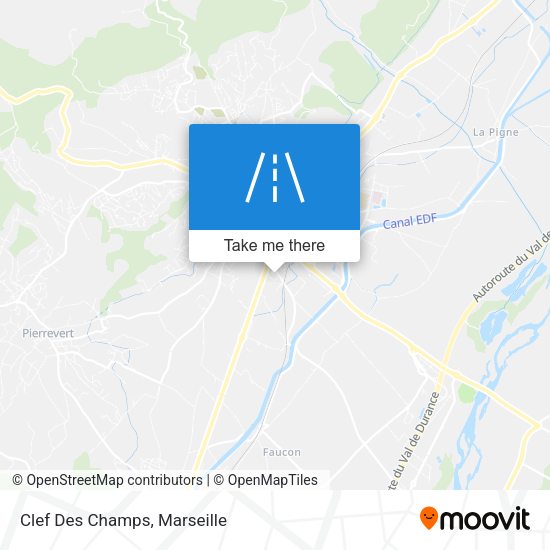 Clef Des Champs map