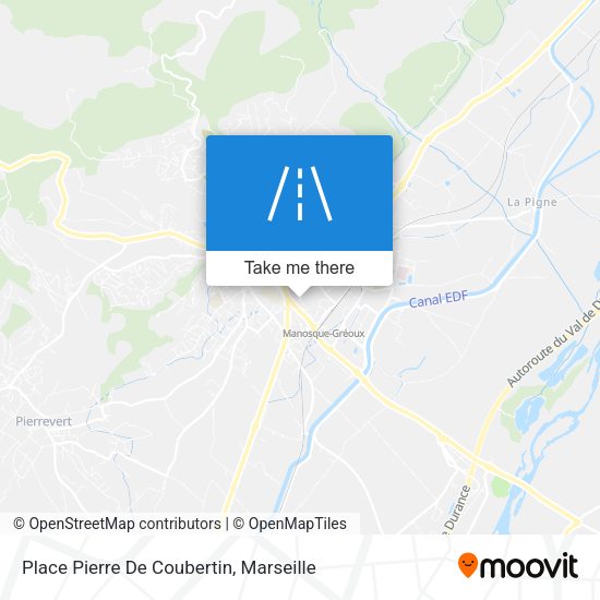 Place Pierre De Coubertin map