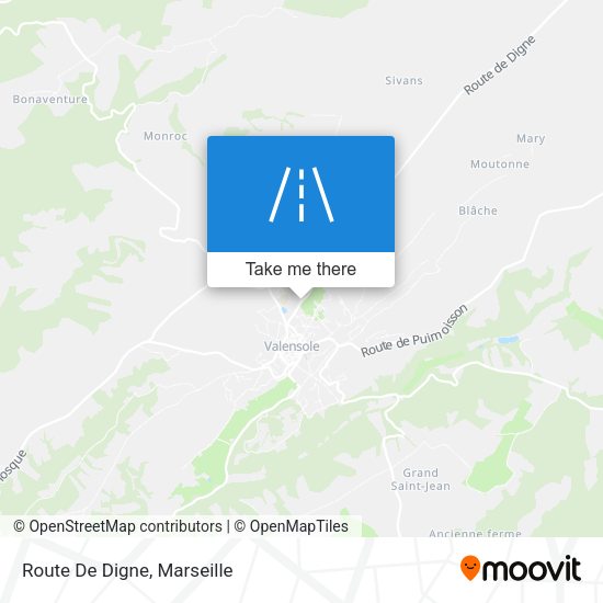 Route De Digne map