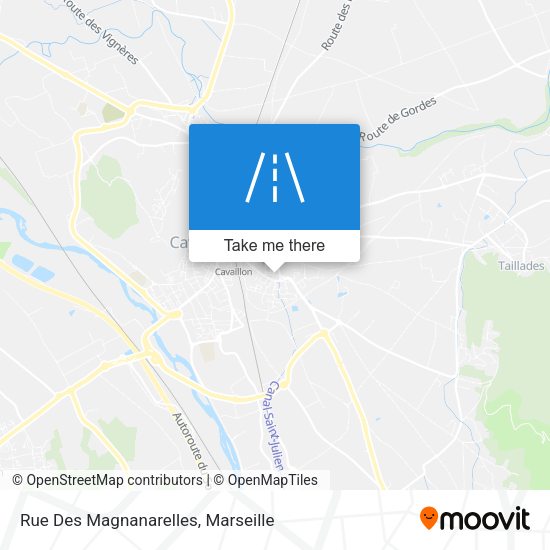Rue Des Magnanarelles map