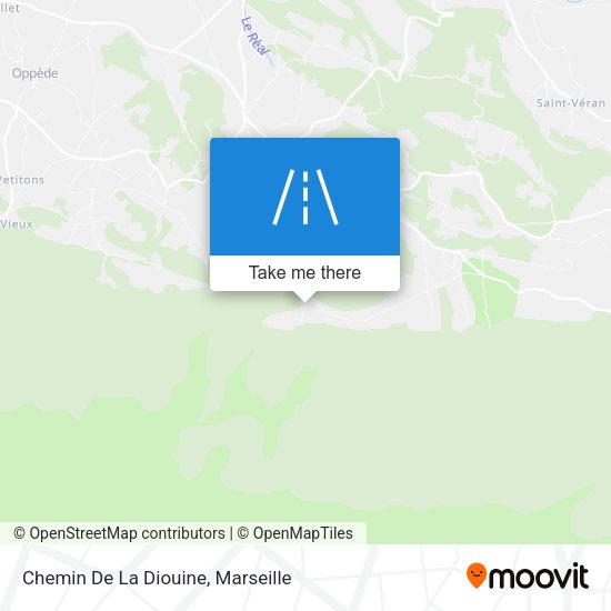 Chemin De La Diouine map