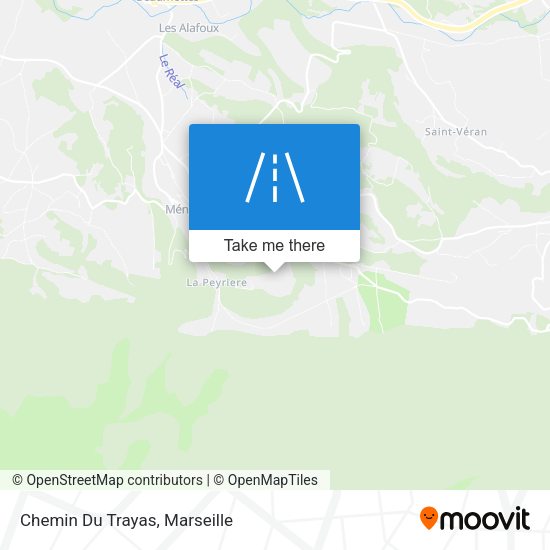 Chemin Du Trayas map