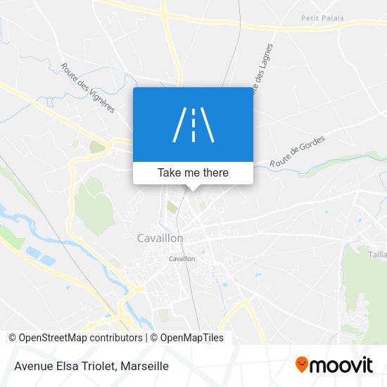 Avenue Elsa Triolet map