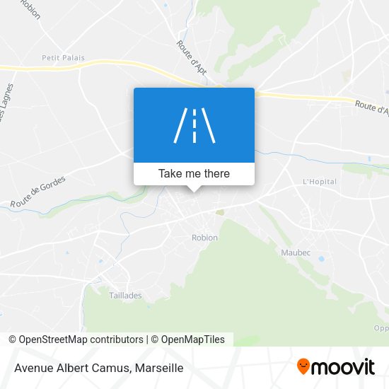 Avenue Albert Camus map