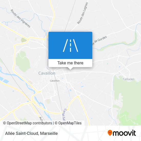 Allée Saint-Cloud map