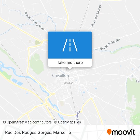 Rue Des Rouges Gorges map
