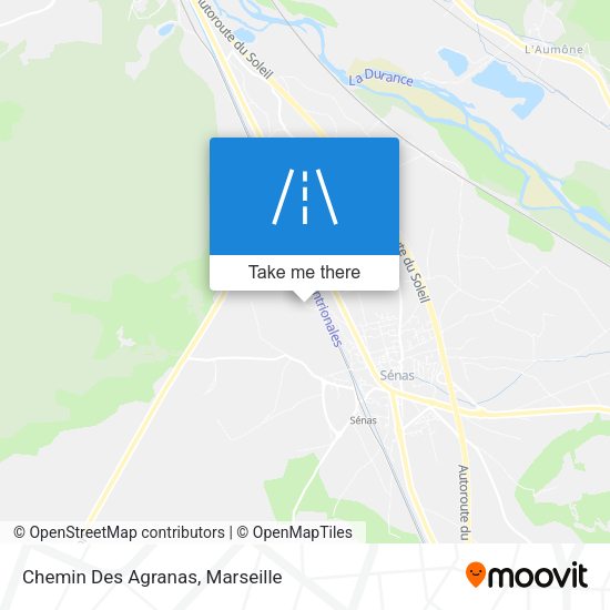 Chemin Des Agranas map