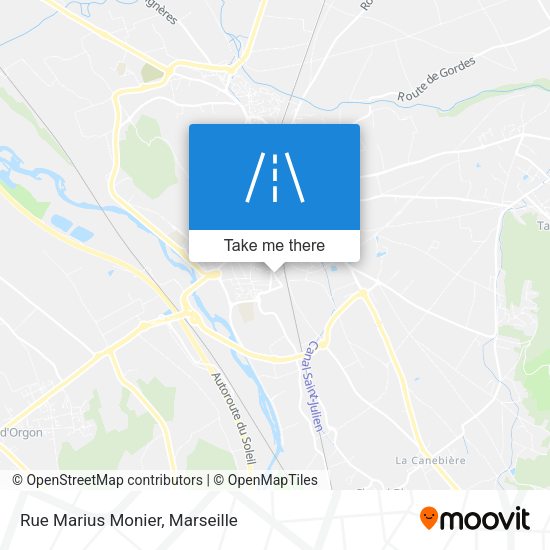 Rue Marius Monier map