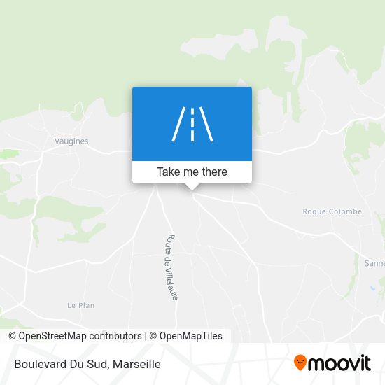 Boulevard Du Sud map