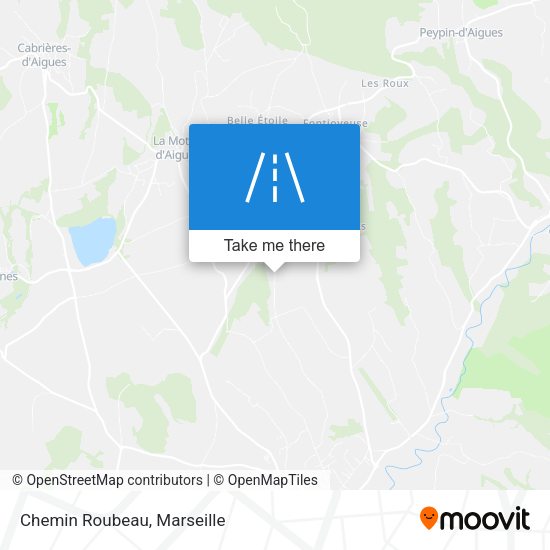 Chemin Roubeau map