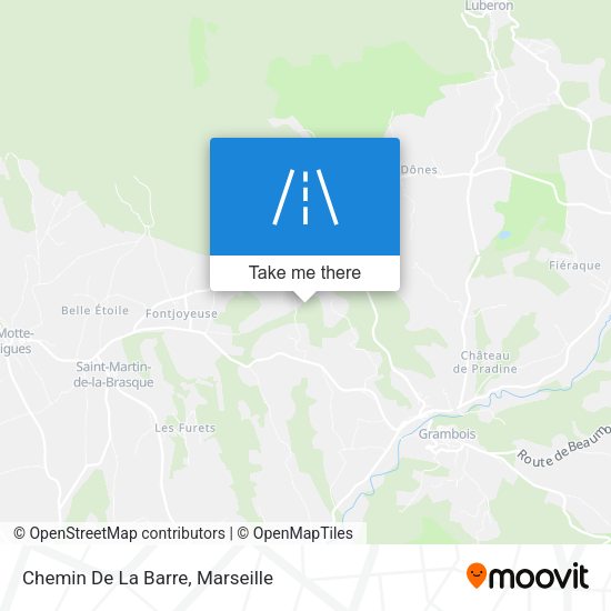 Chemin De La Barre map