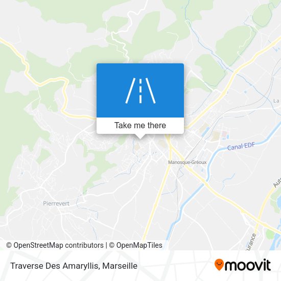 Traverse Des Amaryllis map