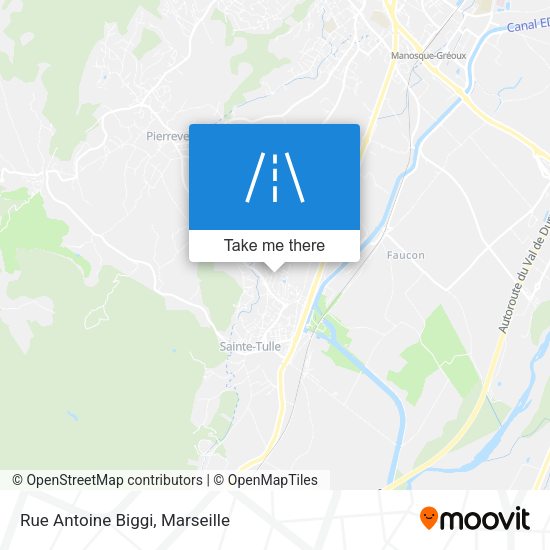 Rue Antoine Biggi map