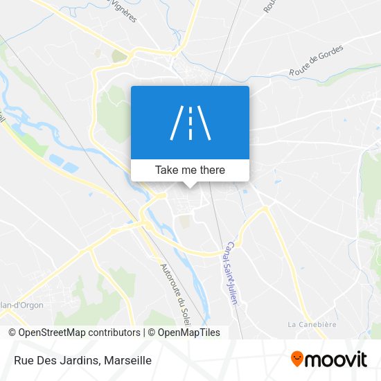 Rue Des Jardins map