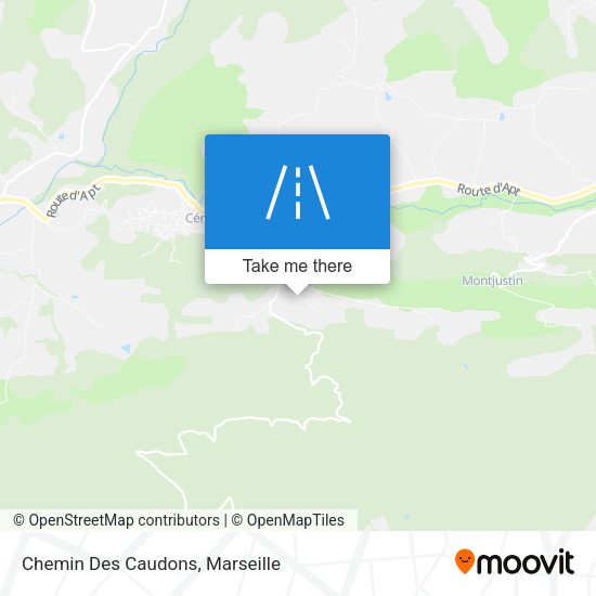 Chemin Des Caudons map