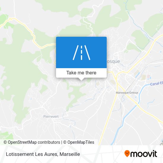 Lotissement Les Aures map