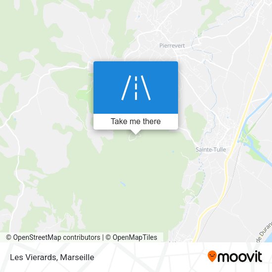 Les Vierards map