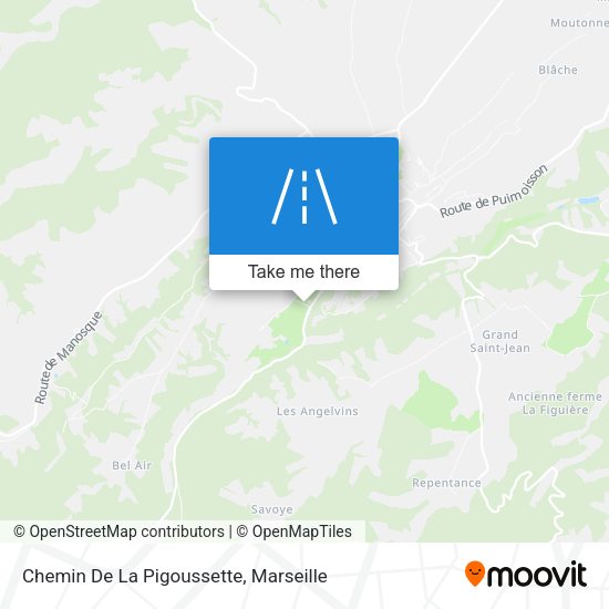 Chemin De La Pigoussette map