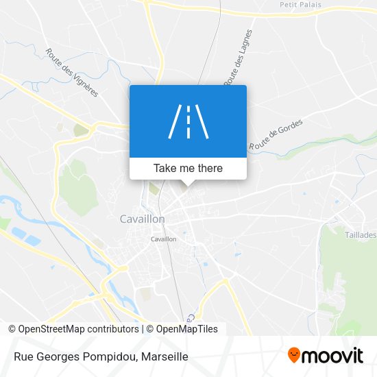Rue Georges Pompidou map