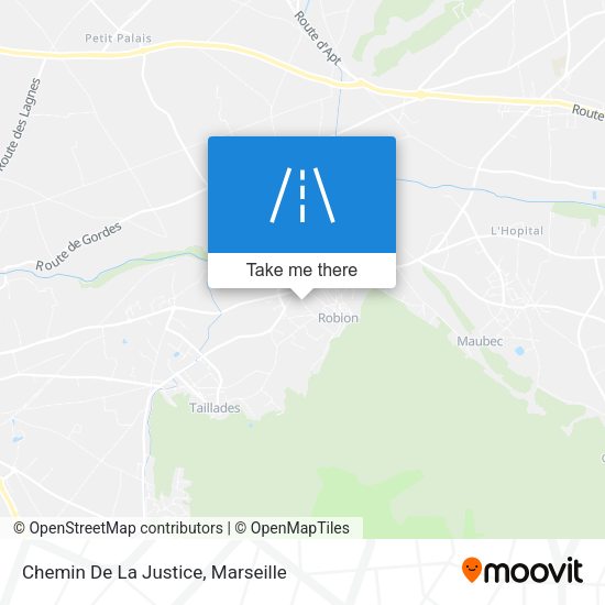 Chemin De La Justice map