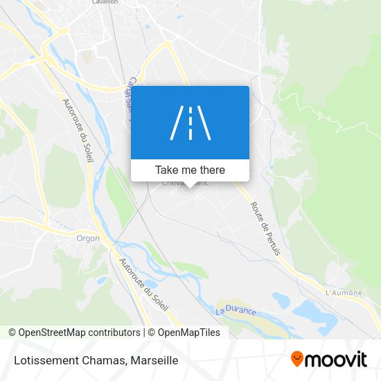 Lotissement Chamas map