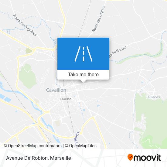 Avenue De Robion map