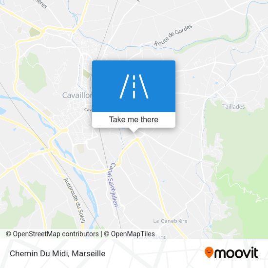 Chemin Du Midi map