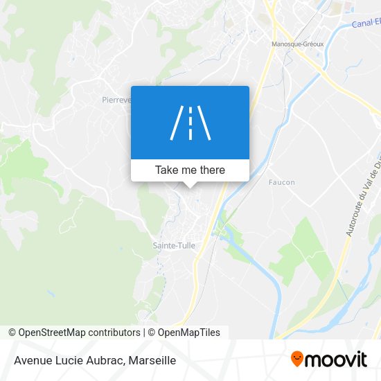 Avenue Lucie Aubrac map