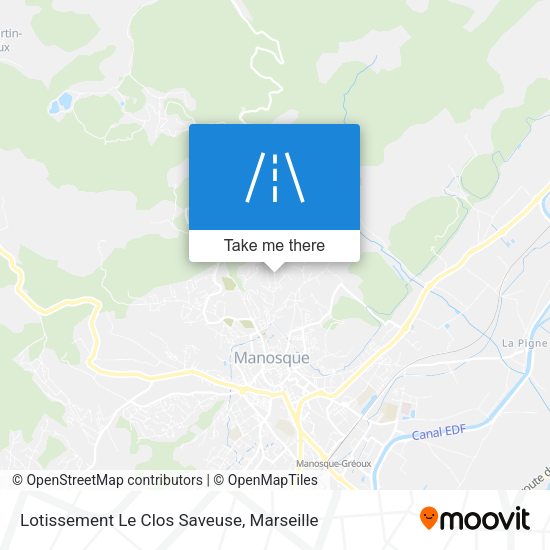 Lotissement Le Clos Saveuse map