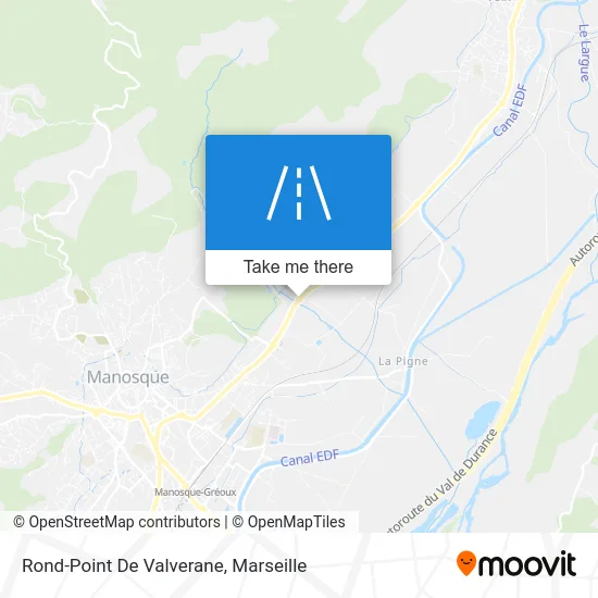 Rond-Point De Valverane map