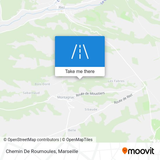 Chemin De Roumoules map