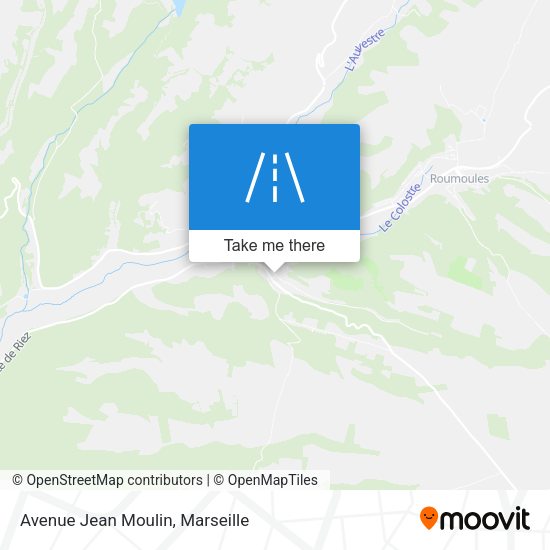 Avenue Jean Moulin map