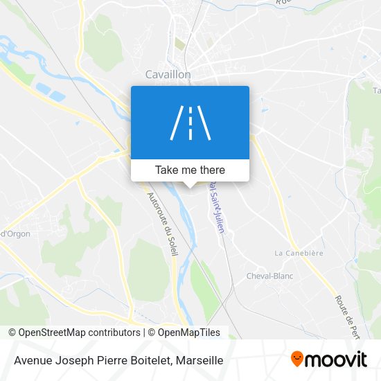 Avenue Joseph Pierre Boitelet map