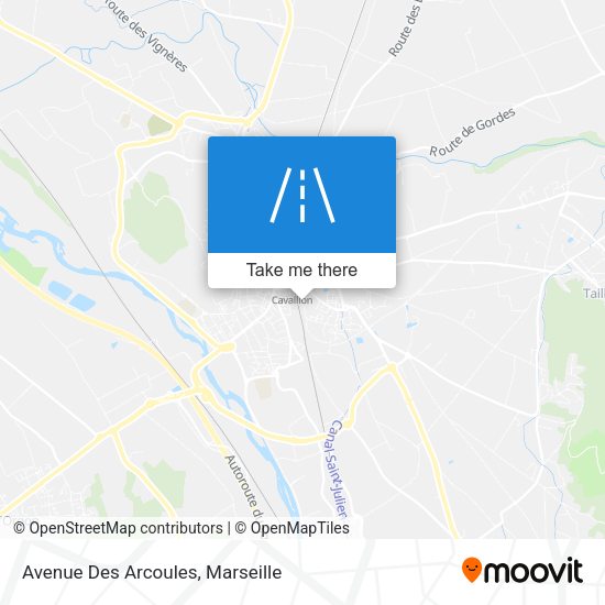 Avenue Des Arcoules map