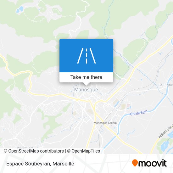 Espace Soubeyran map