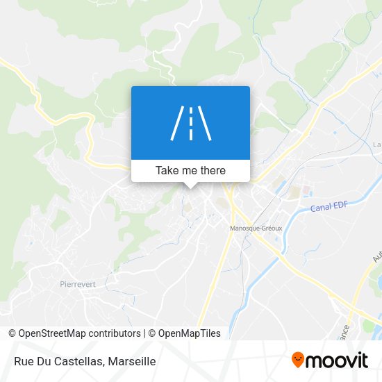 Rue Du Castellas map
