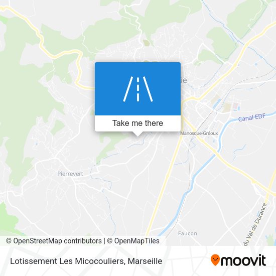 Lotissement Les Micocouliers map