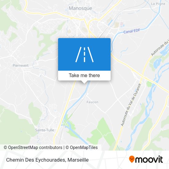 Chemin Des Eychourades map
