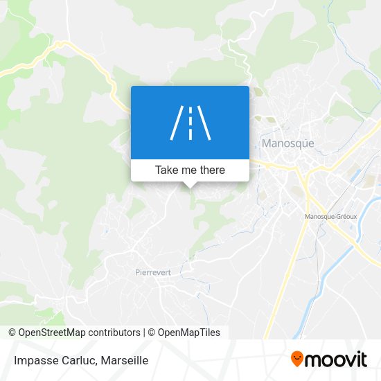 Impasse Carluc map