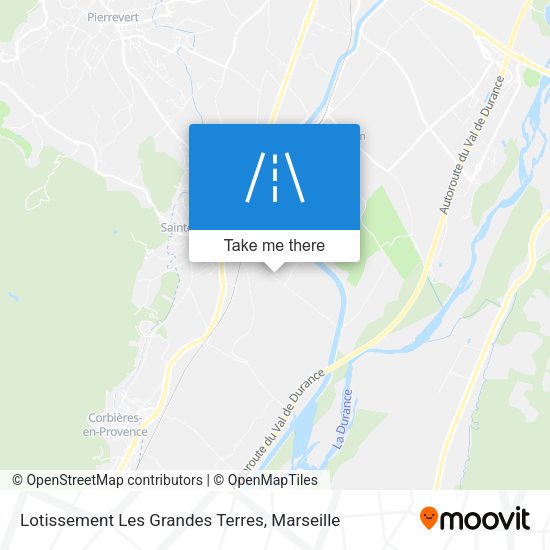 Lotissement Les Grandes Terres map