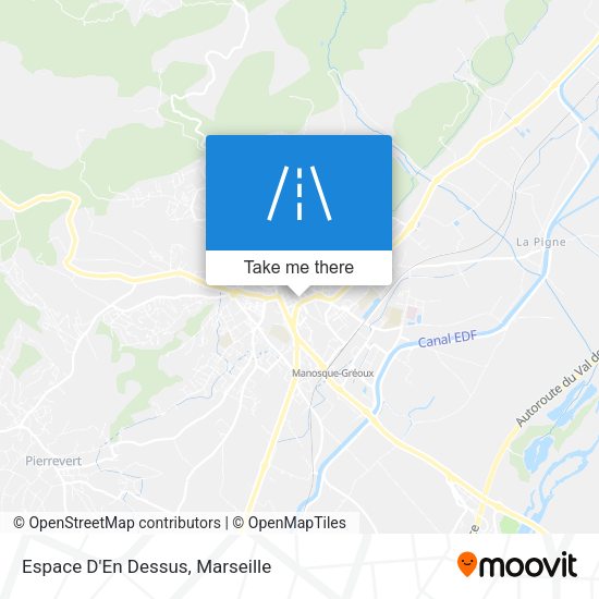 Espace D'En Dessus map