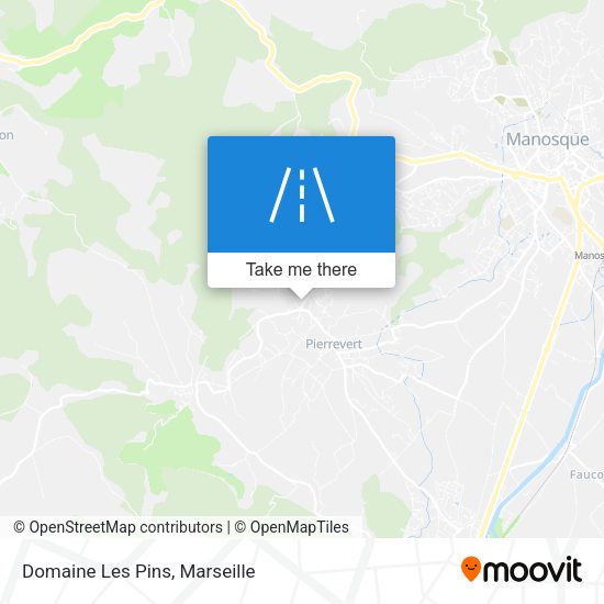 Domaine Les Pins map