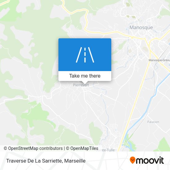 Traverse De La Sarriette map