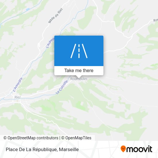 Place De La République map