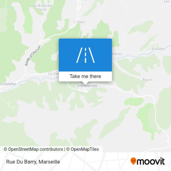 Rue Du Barry map