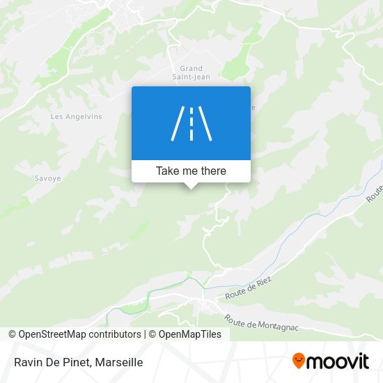 Ravin De Pinet map
