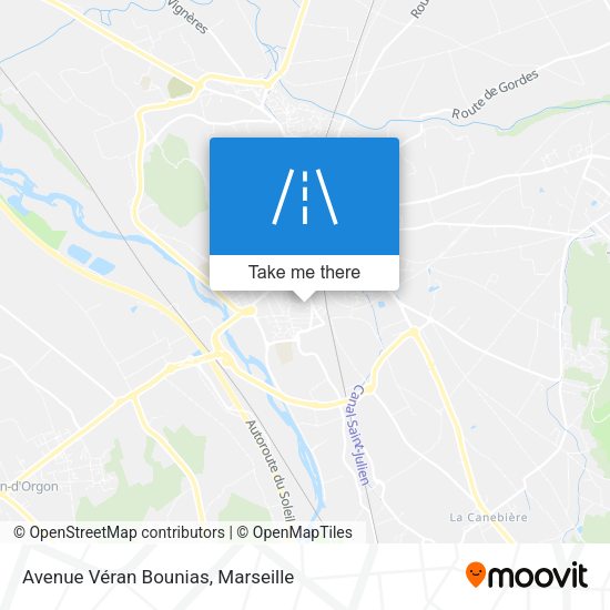 Avenue Véran Bounias map